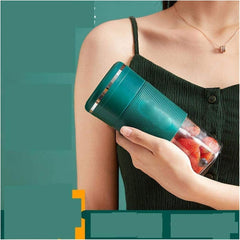 HHWKSJ Portable, Personal Size Smoothies and Shakes, Handheld Fruit Machine USB Rchargeable Juicer Cup, Ice Blender Mixer Home/of, 300ML