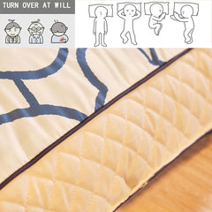 Thick Roll Up Japanese Futon Mattress - Portable Quilted Floor Mattress for All Seasons, Pink, 90x200cm (35x79inch)