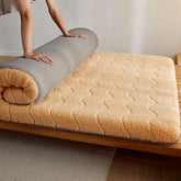 Roll Bed Mattress Thick Mattress Full Size Mattress Single Double Mattress Living Room Floor mat Guest Sleeping mat Suitable for Student Room, Tent, Travel