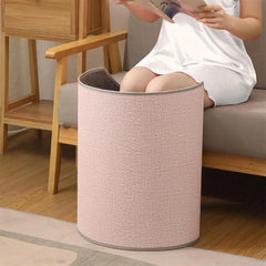 Portable Electric Heater for Home Foldable Under Desk Foot and Leg Warmer 360° Surround Heating with 5 Speed Adjustment(Blue)