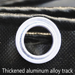 Rainproof Tarpaulin Clear Pergola Side Panels with Zipper Tarpaulin Curtains for Carports, Canopies, Shops, Attics, Plant Sheds(8.2x8.2ft/2.5x2.5m)