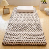 Japanese Mattress Floor Sleeping Mat Single Double Roll Up Mattress Foldable Floor Sleeping Mat Portable Guest Bed Sofa Sleeping Mat(Size:180 * 200cm,Color:A)