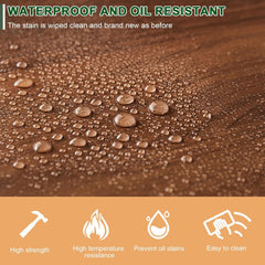 C Shaped End Table, Adjustable Height Side Table, Night Stand with 2-Tier Storage Shelf, Small Side Table for Couch, Sofa Table with Metal Frame for Living Room, Bedroom, Bedside Wooden Color