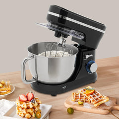 Stand Mixer, 1.2Gal 1000W 9-Speed Tilt Head Stand Mixer, Kitchen Electric Food Mixer with Dough Hook Whisk and Beater for Mixing Dough, Whipping Cream, Blending Ingredients