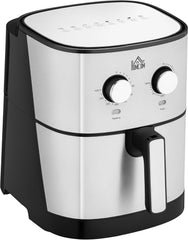 HOMCOM Air Fryer, 1700W 6.9 Quart Air Fryer Oven with 360° Air Circulation, Adjustable Temperature, Timer and Nonstick Basket for Oil Less or Low Fat Cooking