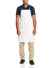 High Five Products AA409 Microporous WBP (Waterproof Barrier Protection) Single-Use Bib-Style Apron, 28" Width x 36" Height, White (Case of 100)