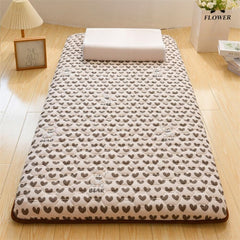 Floor Mattresses, Japanese Futon Mattress, Single/Twin/Queen/King Size Sleeping Pad,Portable Sofa Bed(Beige,47"x79")