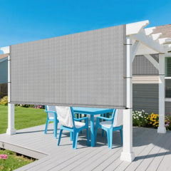 6'×14' Pergola Shade Cover Universal Replacement Canopy for Outdoor Patio Porch Backyard Gazebo with Grommets Weighted Rods