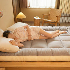 Universal Futon Mattress, Comfortable Japanese Floor Mattress, Breathable, Thick, Roll-Up, Portable, Foldable, Suitable for Guest Bed and Camping.(Gray,120x200cm)