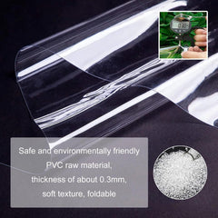 Outdoor Clear Tarp Curtains Waterproof,0.3mm PVC Plastic Tarpaulin Cover,Weatherproof,Transparent Tarpaulin Side Panels for Pergola Gazebo Deck Porch Carport,with Zip Door,W×H-4×2.2m(13.1 * 7.2ft)