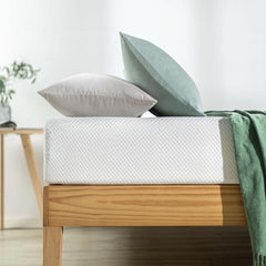 Queen Size Mattress, 8 Inch Gel Memory Foam Mattress Bed in a Box, Medium Firm Cooling Gel Green Tea Queen Size Mattress with Breathable Soft Fabric Cover CertiPUR-US Pressure Relief (8", Queen)