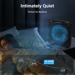 24" Space Heater, JRD Fast Heating Portable Electric Heater with Remote, Night Light, 80° Oscillation,4 Mode, Overheat&Tip-Over Protection, Ceramic Heat for Bedroom Office Indoor