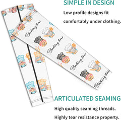 Little Chef Gnome,Baker Gnome Arm Sleeves for Men Women UV Moisture Wicking Sports Gardening Sleeves for Baseball Volleyball Cycling Golf Running