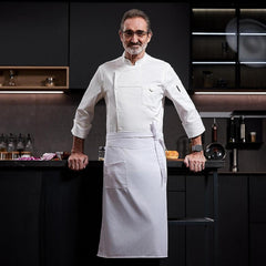 Colaxi Chef Coat White Chef Clothes Chef Jacket for Food Service Catering Hotel Kitchen