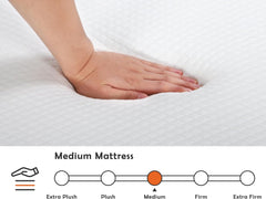 Green Tea Full Size Mattress, 8 Inch Gel Memory Foam Cooling Pad, CertiPUR-US Certified for Kids/Adults, Bed-in-a-Box, Pressure Relieving