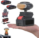 Battery Operated Space Heater for Indoors, 2026 Battery Powered Heaters With USB, 360 Flip Anti-Tilt, Car Window Defroster, Heater Li Portable Heater for Car/Camping/Golf Cart (15-cell battery*1)