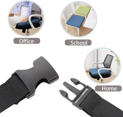 Linen Chair Cushion Square 16x16 20x20 12x12 18x18 15x15 17x17 14x14 inch Seat Pad Floor Pillow Sofa Cushions Memory Foam Zipper Removed Linen Cover Indoor Outdoor(Dark Gray,33x33x8cm)