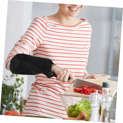 Cabilock 4 Pairs Oil Arm Sleeves Reusable Oversleeves for Cooking Cleaning and Dishwashing Elastic Cuff Design of Each for Home Kitchen Use