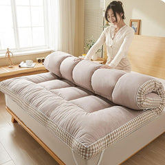 Japanese Thai Futon Thick Roll Up Foldable Sleeping Floor Mattress