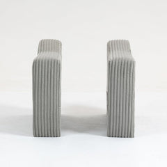 Convertible Sectional Sofa with Storage Ottoman, Cupholders & USB Ports, Modular Corduroy Couch for Living Room and Apartments,GrayCorduroy1