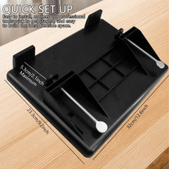 Bedside Shelf for Bunk & Loft Beds Nightstand Kids Room and College Dorm Room Essentials Bedside Table Tray Holder Clip on Tray, Black