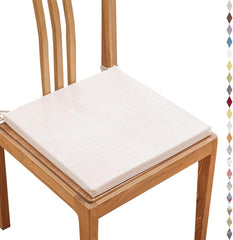 Chair/Stool Cushions Square - 14"x14", 16"x16", 18"x18" w/Ties Seat Pads for Dining/Garden/Office Chairs(C1,16x16x1in)