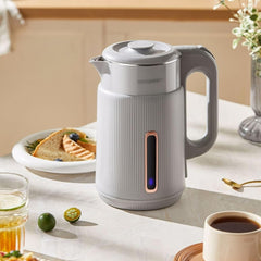 Stainless Steel Electric Kettle Double Layer Household Wide Mouth Easy To Clean Large Capacity Electric Kettle