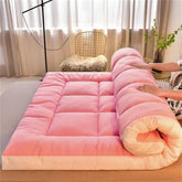 Universal Futon Mattress, Comfortable Japanese Floor Mattress, Breathable, Thick, Roll-Up, Portable, Foldable, Suitable for Guest Bed and Camping.(Gray,120x200cm)