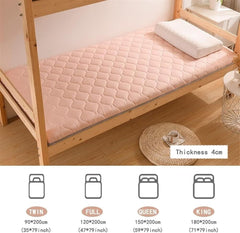 Japanese Folding Tatami Mattress Mat, Single Double Japanese Futon Floor Mattress, Folding Bed Portable Camping Mattress, Floor Lounger Sofa Bed(Color:D,Size:Single(90x200cm))