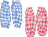 2pairs Plaid Oilproof Oversleeves for Kitchen Cleaning Reusable Arm Protectors Elastic Easy to Clean and Maintain for Housework and Cooking Tasks