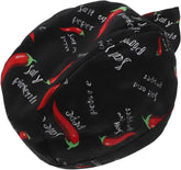 Healifty Creative Chili Design Chef Hat Comfortable Kitchen Working Cap for Waiters Chefs Restaurant Cooking Uniform