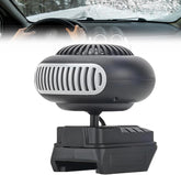 Battery Operated Heater, Portable Car Space Heater Battery Powered, Window Defroster for Car, 1500mah Battery Powered Space Heater, Anti Tilt Design Safe for Cars Office Indoor (Two batteries)