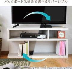 Shirai Sangyo KI2-4080WH TV Stand, Game Console Storage, TV, White, Width 31.1 inches (79.2 cm), Height 15.2 inches (38.4 cm), Depth 11.6 inches (29.5 cm), Kia Esse 2