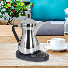 Arabic Electric Kettle,Pour Over Kettle Water Pot Easy Clean Coffee Tea Warmer Hot Water Boiler for Lover Home Office, 800ml