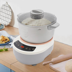 Electric Dough Maker with Ferment Function, 5.28Qt Dough Mixer Machine, Flour Kneading Machine for Pizza Bread, 304 Stainless Steel, 5L