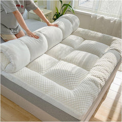 Futon Mattress, Thicken Floor Mattress, Japanese Tatami Pad,Portable Foldable Sleeping Mat, Double Single Thai Massage Bed Mattresses Floor Lounger Bed for Home Dormitory