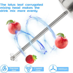 650ML Single-head Milkshake Machine, 180W Electric Milk Shake Machine, Straw Steel Stand Mixer,for Snack Bar,Cold Drink Store, Milk Tea Store (U.S. plug 110V)