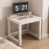 Wood Computer Table,Modern Simple Office Desks,Study Writing Desk Workstation for Home Office Study Rooms,Classrooms and Other Places(60 * 50 * 70 cm/23.6 * 19.7 * 27.6 in, White)