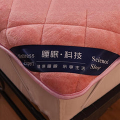 Japanese Futon Mattress,Tatami Mattress, Japanese Tatami Sleeping Floor Mat Floor Mattress for Adults Full Size Roll Up Camping Mattress Portable Sleeping Pad Floor Bed,(Pink,100x190cm(39*74in))