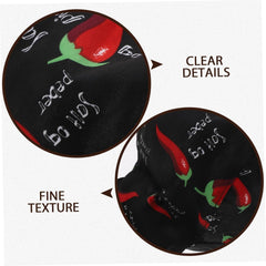 Chili Pepper Chef Hat Creative Working Cap for Waiters Chefs Comfortable Design for Kitchen Use Keeps Hair Secure for Food Service Professionals