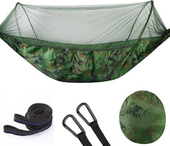 Portable Hammocks with Mosquito Net 290x140 Cm Lightweight Nylon Parachute Hammock for Travel Buiten Hammock(A) (E 290x140 cm)