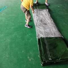 Rideau terrasse exterieure,bache Transparente Avec Oeillets,PVC rideaux Plastique for Porche, Gazebo, Jardin,Pergola (Color : Green, Size : 2.2x2.5m/7.22x8.2ft)