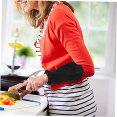 HEALLILY 4pairs Arm Sleeves Covers for Cooking Cleaning Gardening Oil Protective Oversleeves Elastic Cuffs for Daily Housework of Each