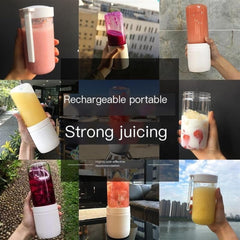 Juicer Household Fruit Small Mini Rechargeable Juicer Student Electric Portable Juicer Cup(A)