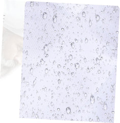 Breathable Cotton-Polyester Chef Hat Unisex Kitchen Cooking Cap for Restaurant Staff Comfortable Workwear Classic White with Red Pattern Design