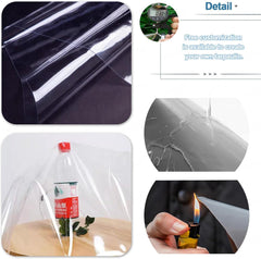 Gazebo Tarpaulin Side Panels Transparent Waterproof Curtains,PVC Heavy Duty Clear Tarpaulin for Outdoor,Waterproof Tarp Curtains,Splicing Canopy for Porch Pergola Garden,W×H-3.5×2.5m/11.5 * 8.2ft