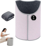 Portable Electric Heater for Home Foldable Under Desk Foot and Leg Warmer 360° Surround Heating with 5 Speed Adjustment(Blue)