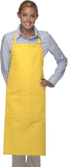 Averill's Sharper Uniforms Two Pocket Center Divided Butcher Bib Apron 2 pocket center divided (Set of 6)