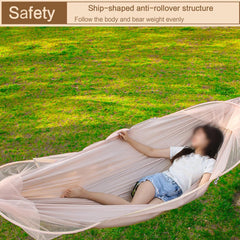 Hammock, Outdoor Double Hammock, Portable Lightweight Outdoor Hammock, Suitable for Backpacking, Outdoor, Beach, Travel, Hiking.