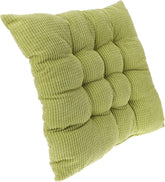 Ergonomic Back Pain Relief Chair Cushion Square Tatami Seat Mat Thickened Cotton Corduroy Pad for Bench Light